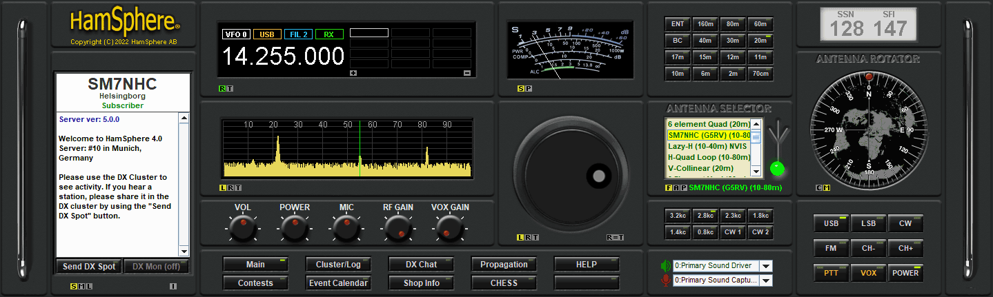 HamSphere 5.0 Transceiver