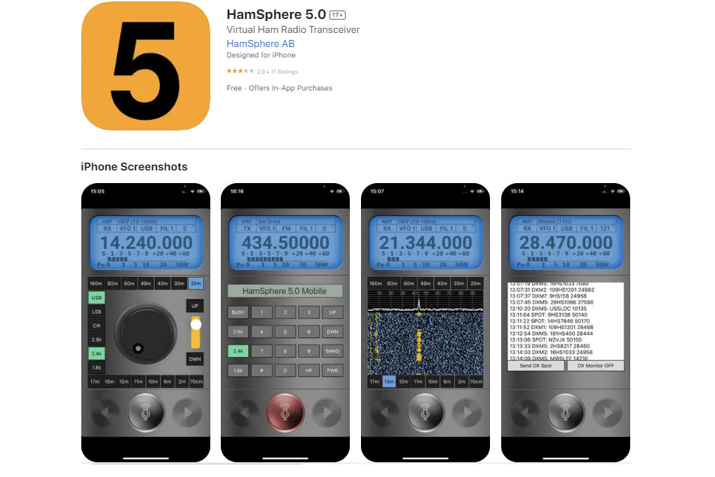 HamSphere 5.0 iPhone App
