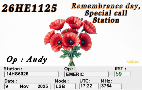 26HE1125 Remembrance Day 2025