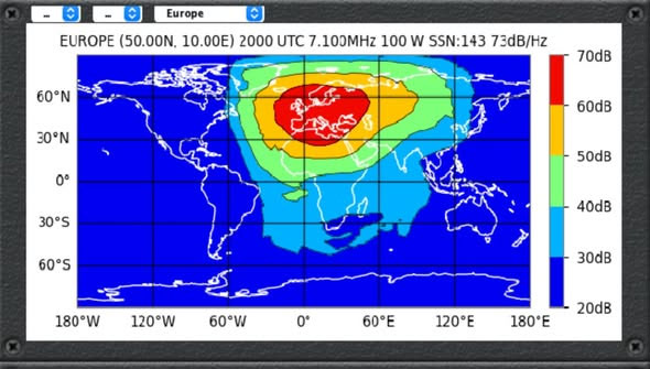 DR2W HF Propagation Prediction